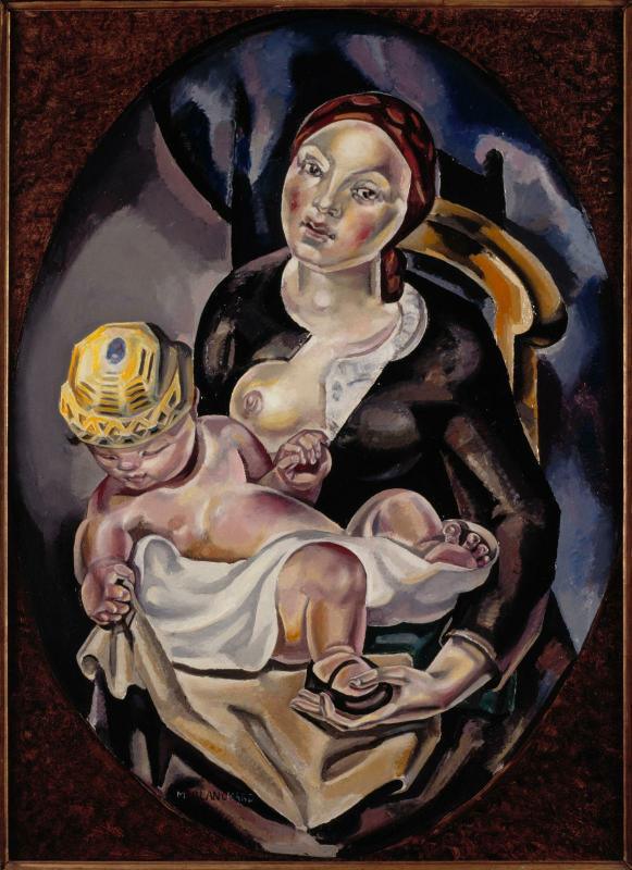 María Blanchard et sa toile « Composition avec tache rouge » María Blanchard et sa toile « Composition avec tache rouge »