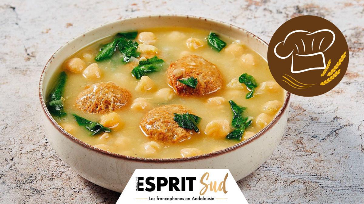 Pois chiches et épinards, la combinaison parfaite pour un potage délicieux Pois chiches et épinards, la combinaison parfaite pour un potage délicieux