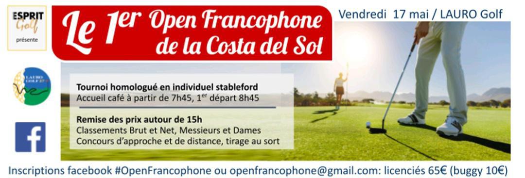 1er Open Francophone de la Costa del Sol - Lauro Golf 