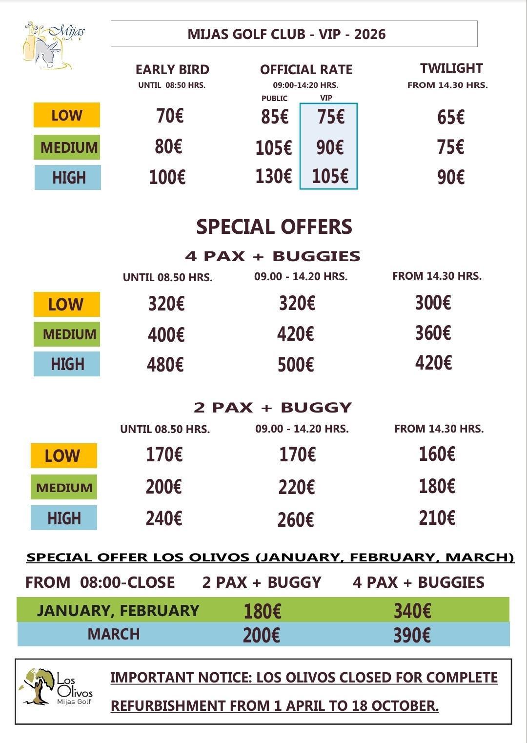 Mijas Golf International SAU - MIJAS GOLF CLUB