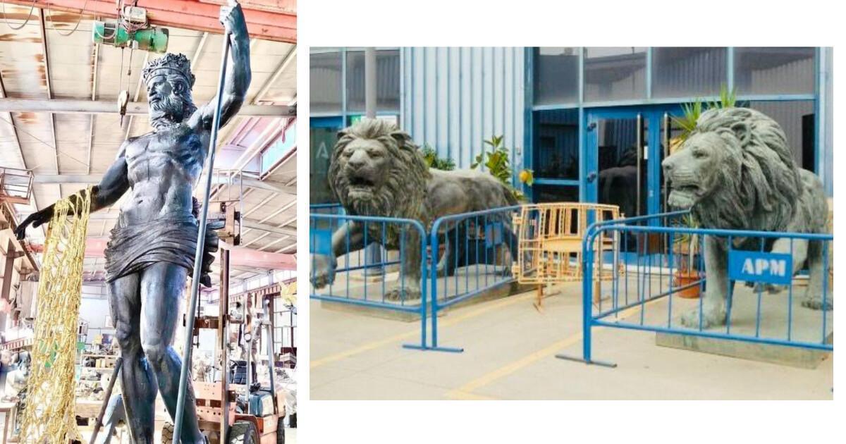 Quand la mythologie s’invite à l’entrée du port de Málaga! Quand la mythologie s’invite à l’entrée du port de Málaga!