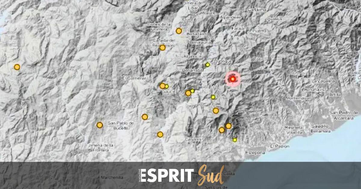 Séismes en série en province de Málaga, la terre tremble sous la tempête