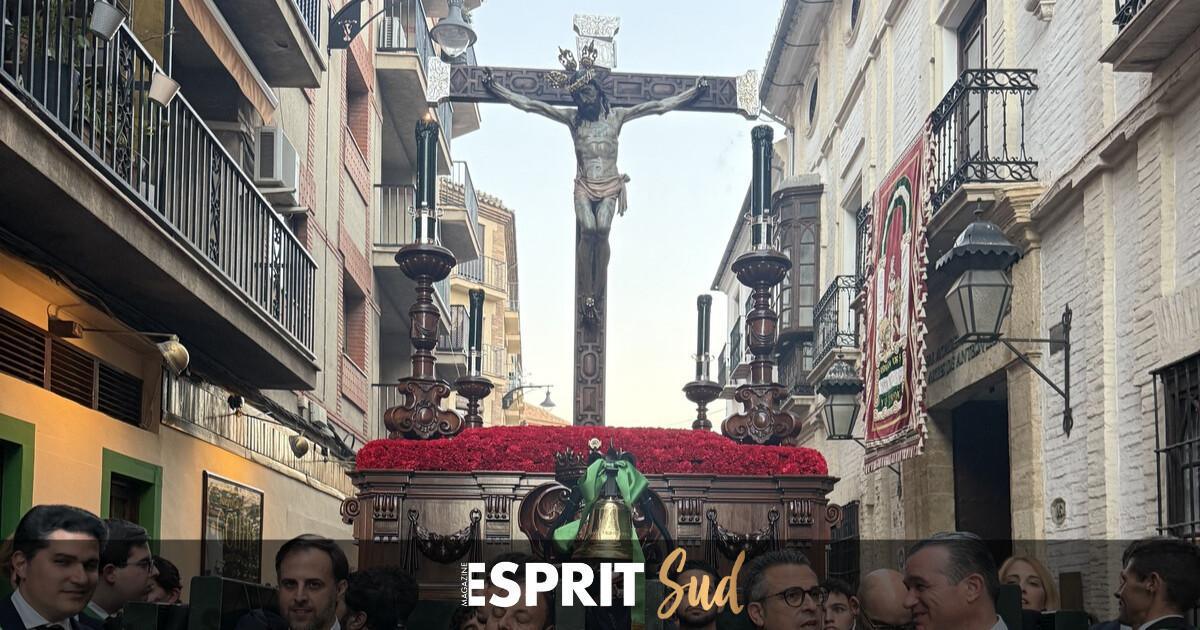 Antequera et la procession de la plus plus ancienne figure religieuse de la province de Málaga