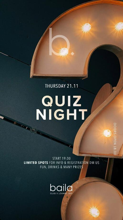 Baila Club | QUIZ NIGHT