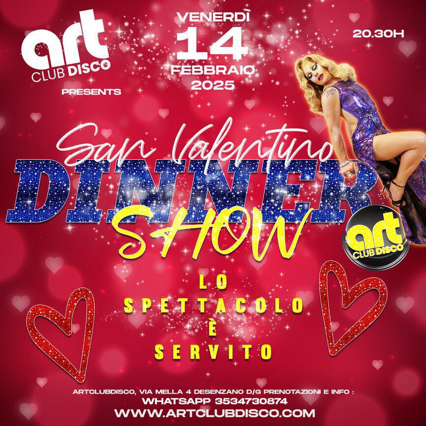 Art Club Disco | San Valentino Dinner Show 