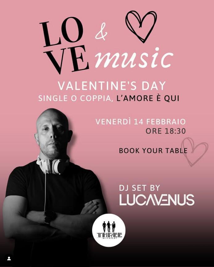 Three Winebar | LOVE & MUSIC - VALENTINE'S DAY