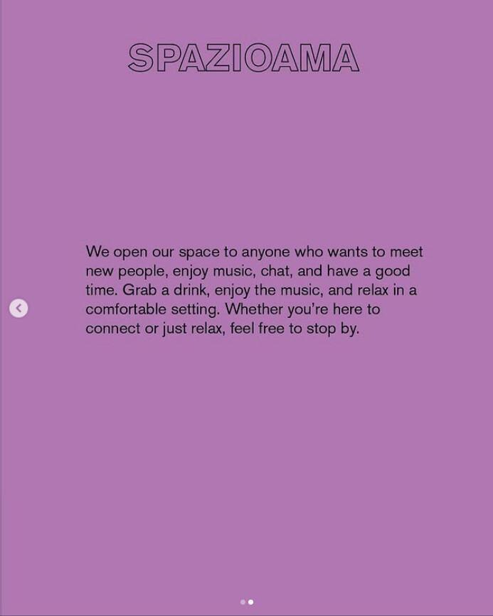 Spazio AMA | SOCIAL CLUB Spazio AMA | SOCIAL CLUB