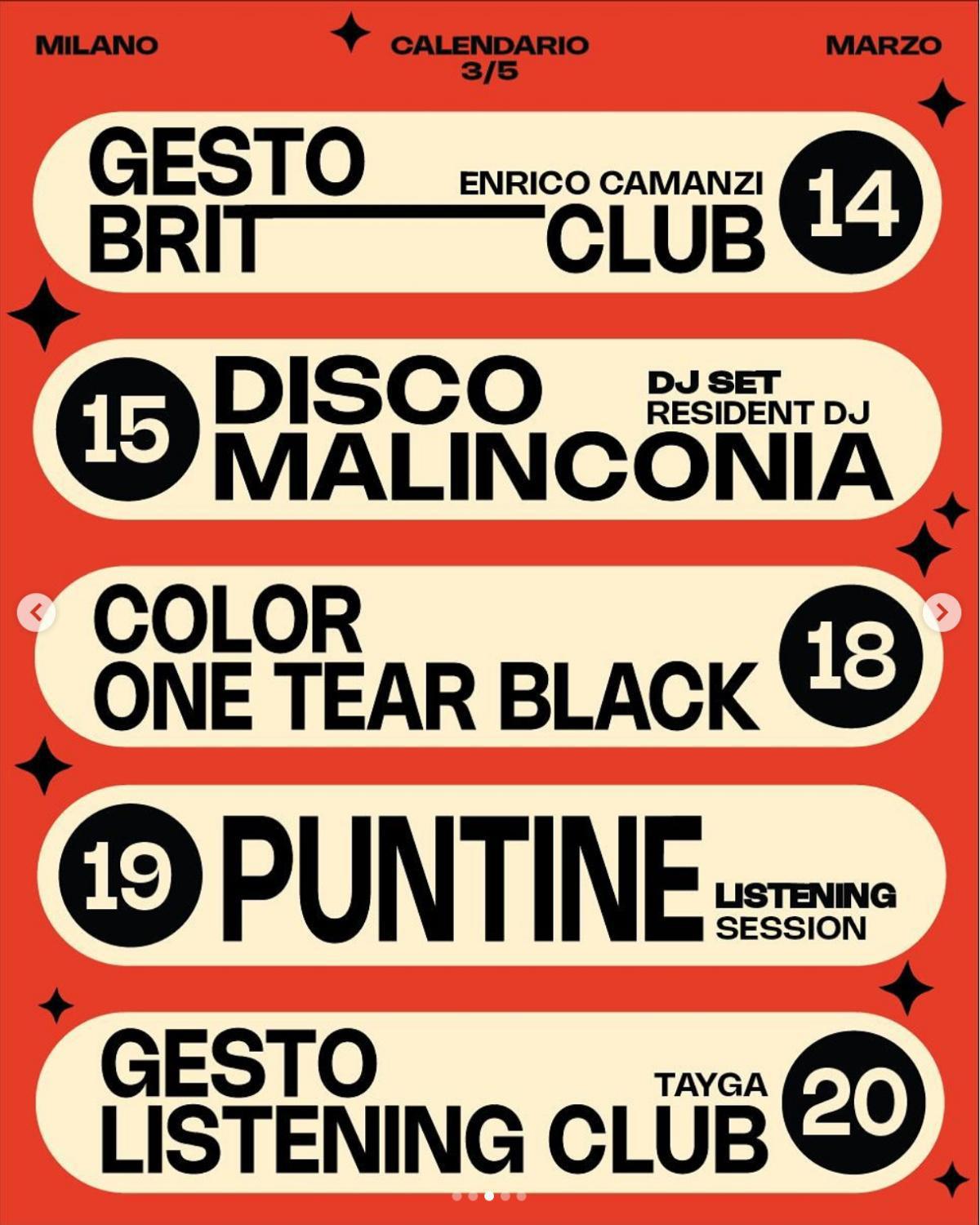 Gesto | Disco Malinconia - DJ Set Resident DJ-