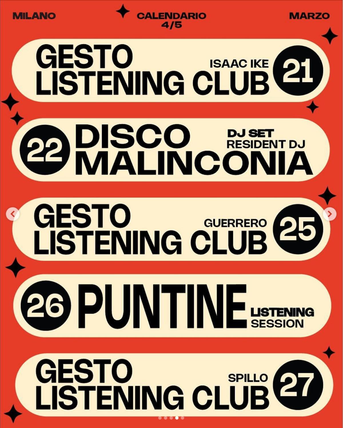 Gesto | Disco Malinconia - DJ SET Resident Dj -
