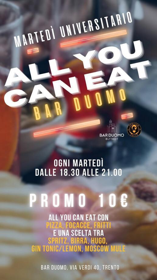 Bar Duomo Bistrot | ALL YOU CAN EAT