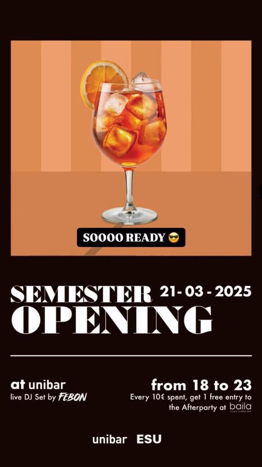 UNIBAR | SEMESTER OPENING