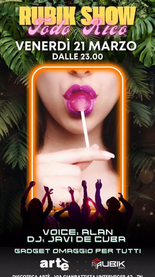 Discoteca Artè | RUBIK SHOW - TODO RICO 💛
