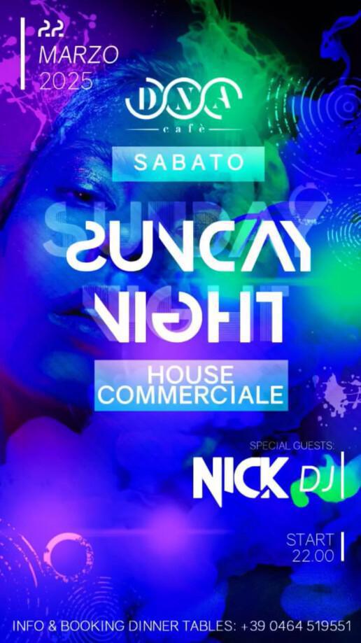 DNA CAFÉ | SABATO NIGHT - HOUSE COMMERCIALE