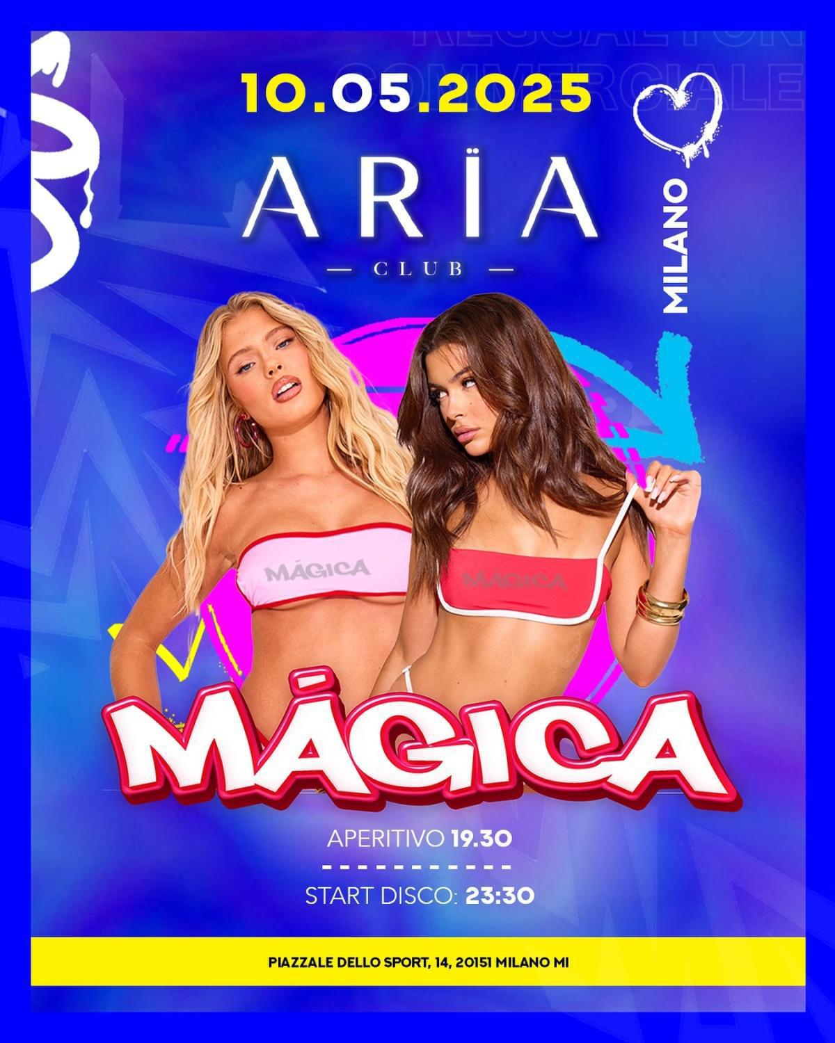 Aria Club | Saturday Night - Magica Night
