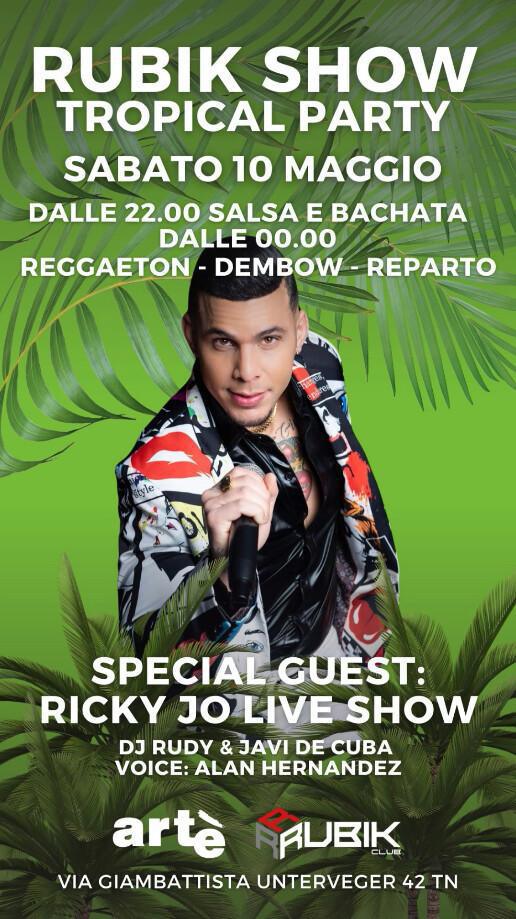 Discoteca Artè | RUBIK SHOW - TROPICAL PARTY