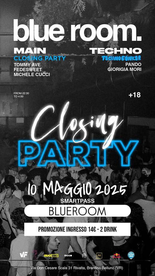 Blue room Discoclub | CLOSING PARTY