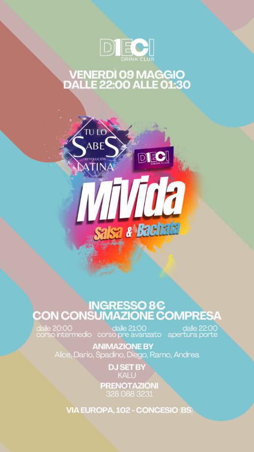 DIECI Drink Club | MIVIDA salsa & bachata