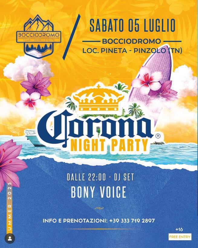Bar Bocciodromo | CORONA NIGHT PARTY