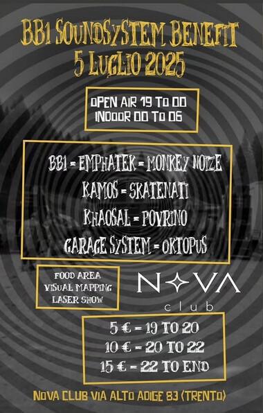 Nova Club | BB1 SOUNDSYSTEM BENEFIT