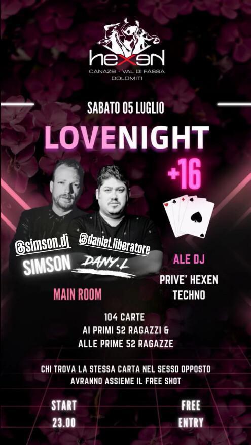 Hexen KLUB | LOVE NIGHT