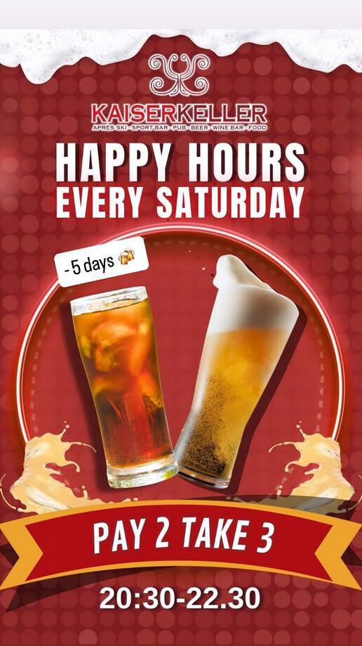 Kaiserkeller Pub | HAPPY HOURS - every saturday
