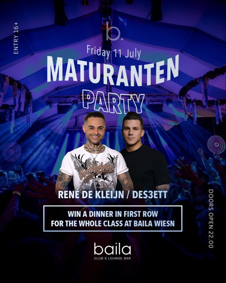 Baila Club | MATURANTEN PARTY