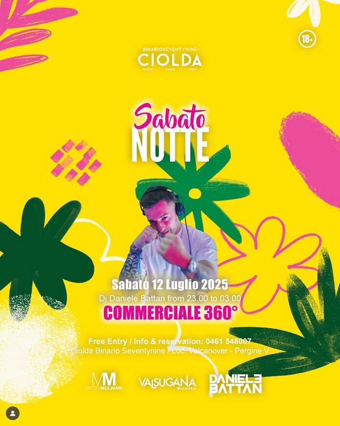 Binario Seventynine Ciolda | SABATO NOTTE