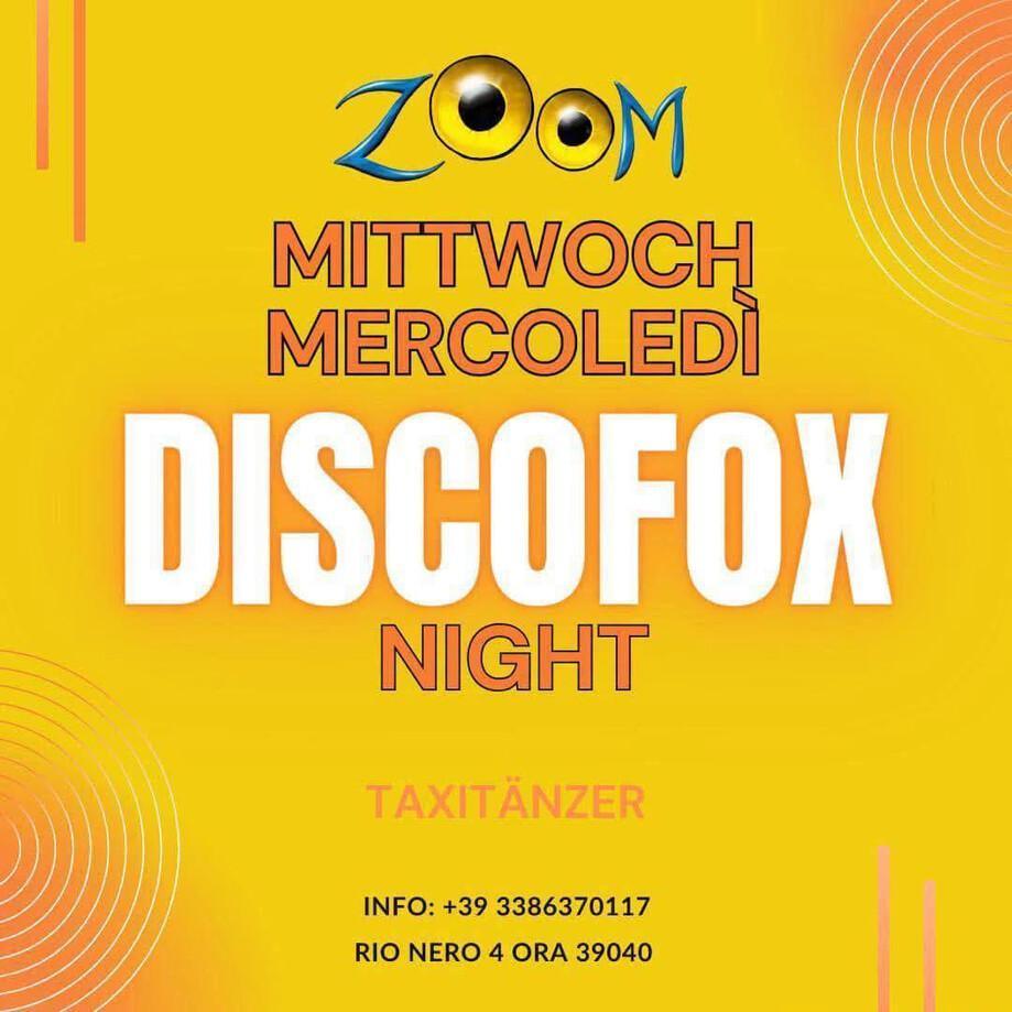 Disco Zoom | il mercoledì DISCOFOX