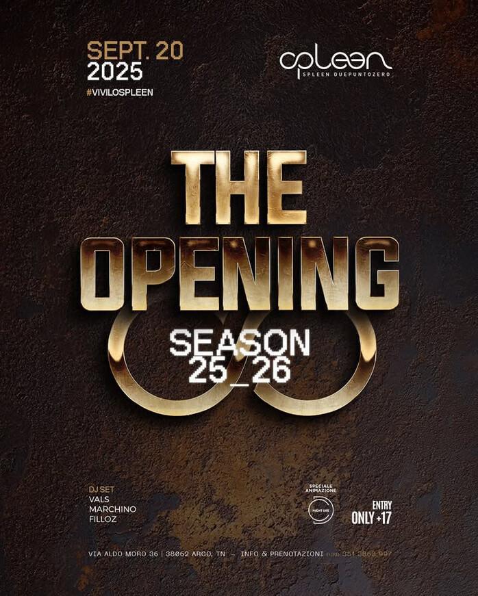 Spleen 2.0 | 🪩 THE OPENING