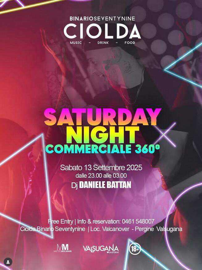 Binario Seventynine Ciolda | Saturday Night COMMERCIALE 360° 🙌🏼