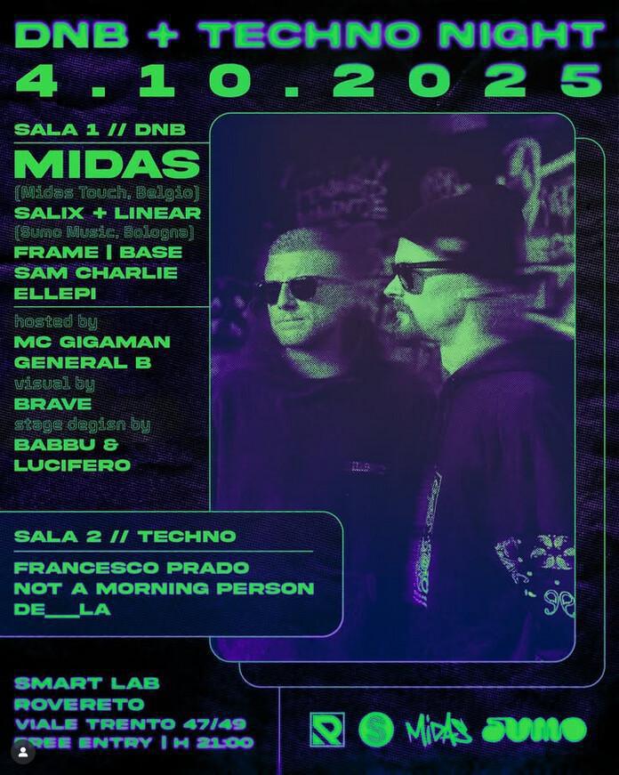 Smart Lab | DNB + TECHNO NIGHT