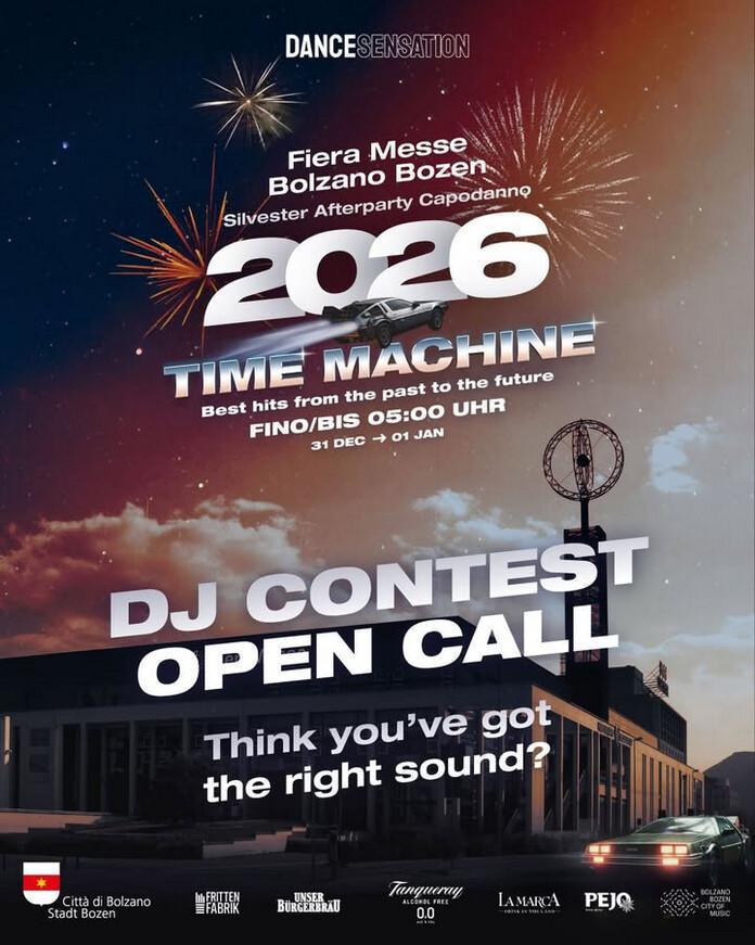 Fiera Messe Bolzano Bozen | Silvester Afterparty Capodanno 2026 TIME MACHINE