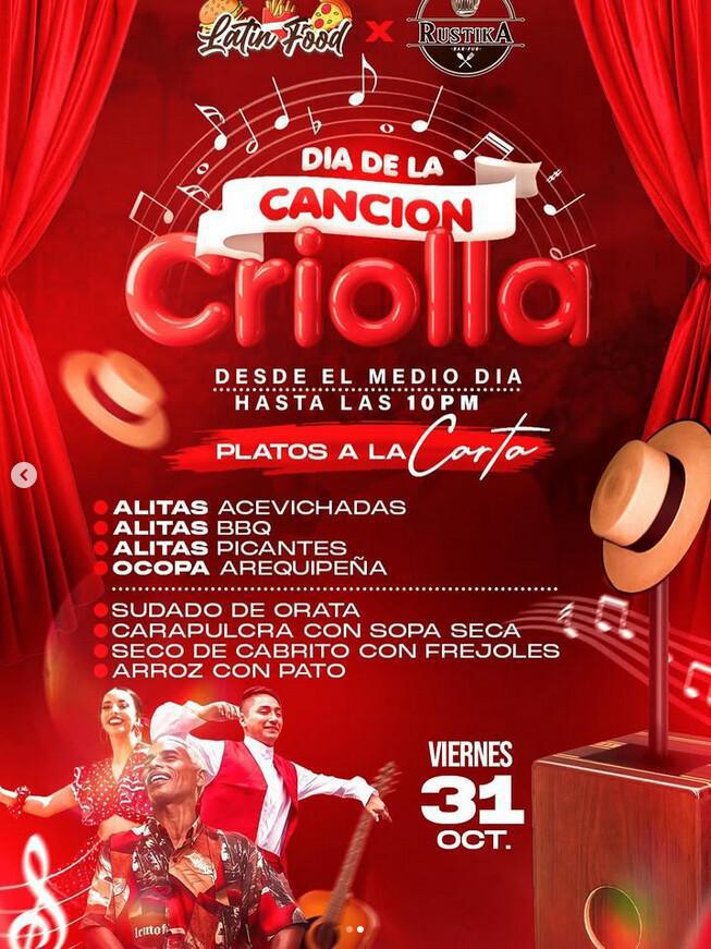 RUSTIKA | 🎶 ¡DÍA DE LA CANCIÓN CRIOLLA! 🎶