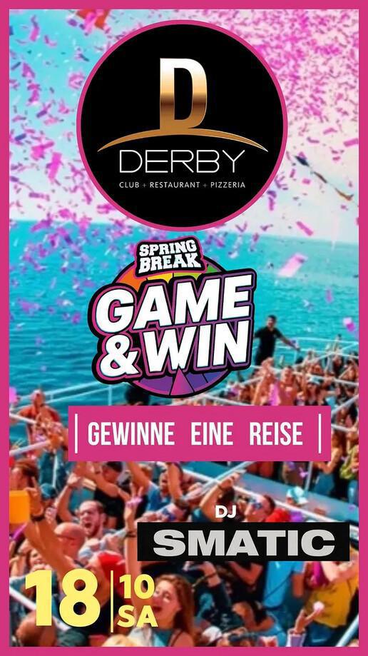 Derby Club | SPRING BREAK - GAME & WIN!