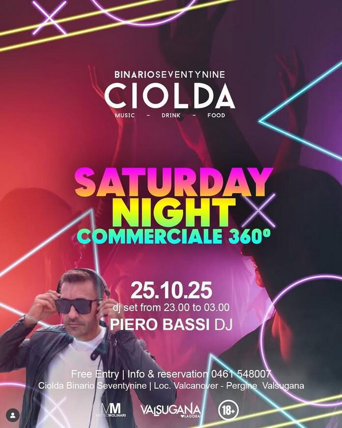 Binario Seventynine Ciolda | Saturday Night COMMERCIALE 360° 🙌🏼
