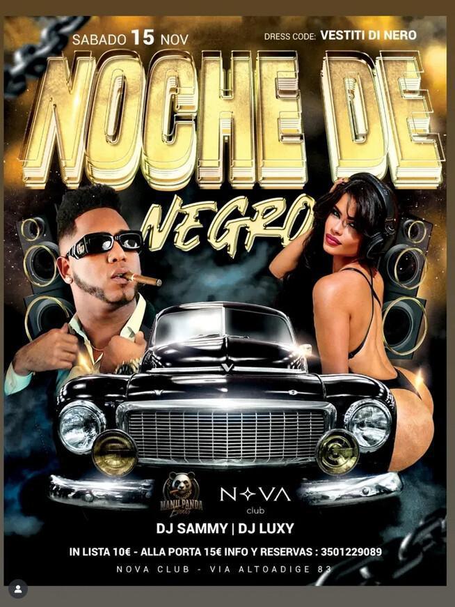 Nova Club | NOCHE DE NEGRO