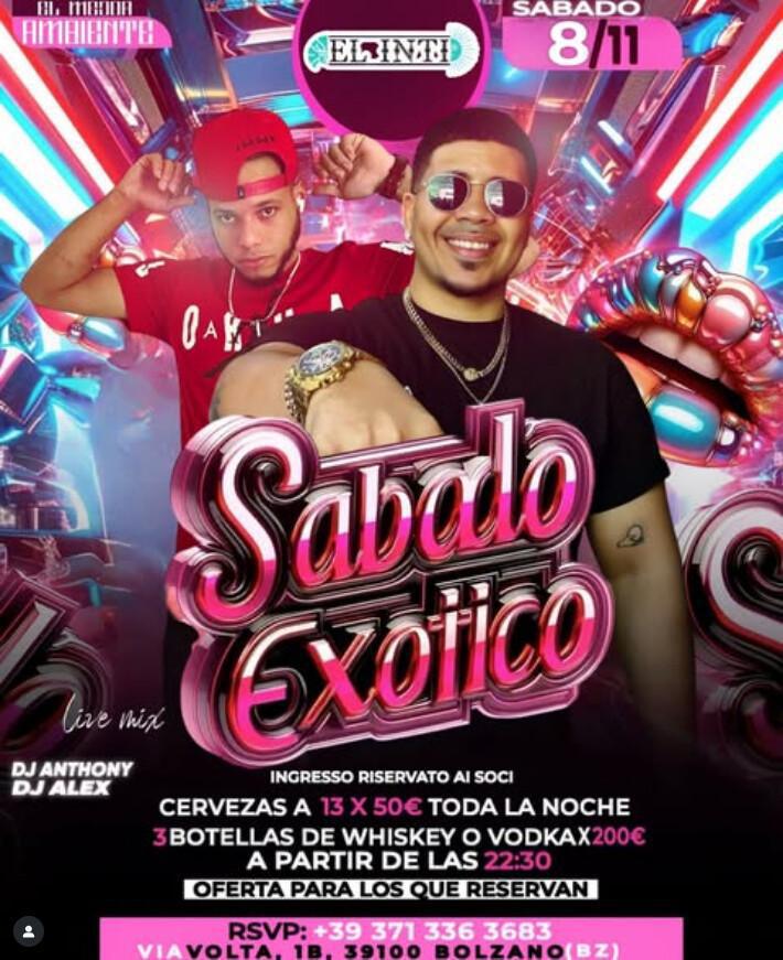 EL INTI CLUB | 🎉 SÁBADO EXÓTICO 🎉