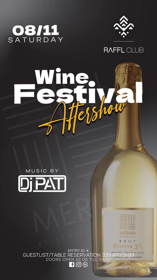 Raffl Club | WINE FESTIVAL Aftershow
