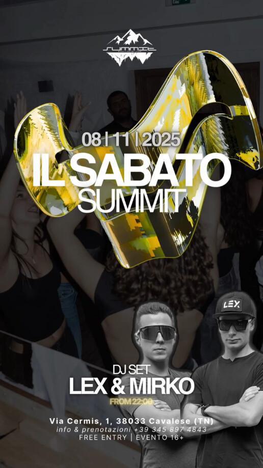 Summit | IL SABATO SUMMIT