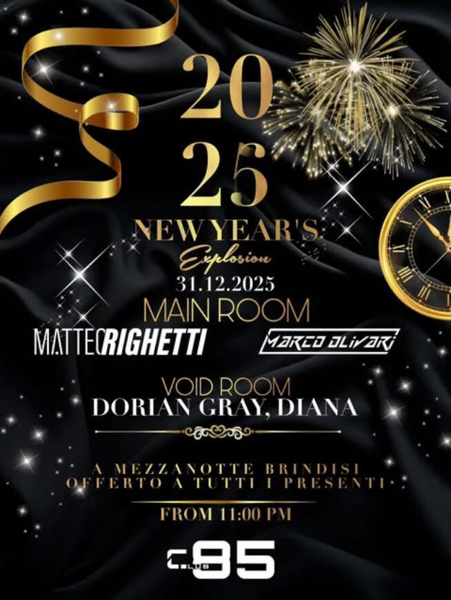 Club 85 | 🎉 NEW YEAR’S EXPLOSION - IL CAPODANNO DI BOLZANO @ club 85🎉 Club 85 | 🎉 NEW YEAR’S EXPLOSION - IL CAPODANNO DI BOLZANO @ club 85🎉