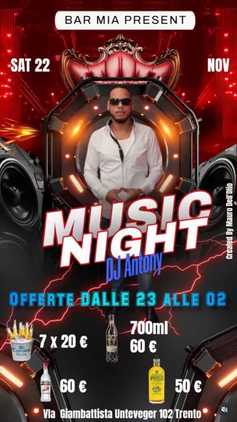 BAR MIA | MUSIC NIGHT