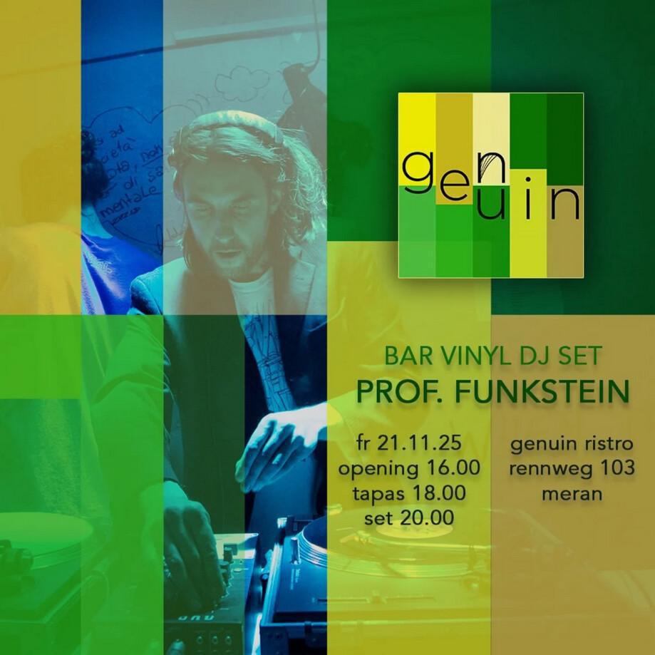 Genuin Ristro | BAR VINYL DJ SET PROF. FUNKSTEIN Genuin Ristro | BAR VINYL DJ SET PROF. FUNKSTEIN