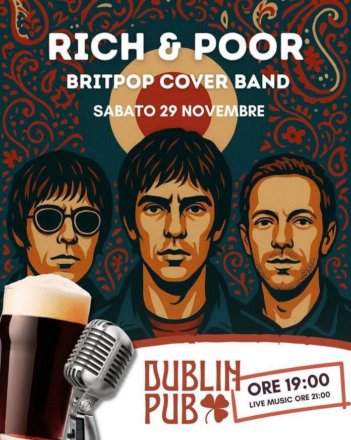 Dublin Pub | RICH & POOR Britpop cover band