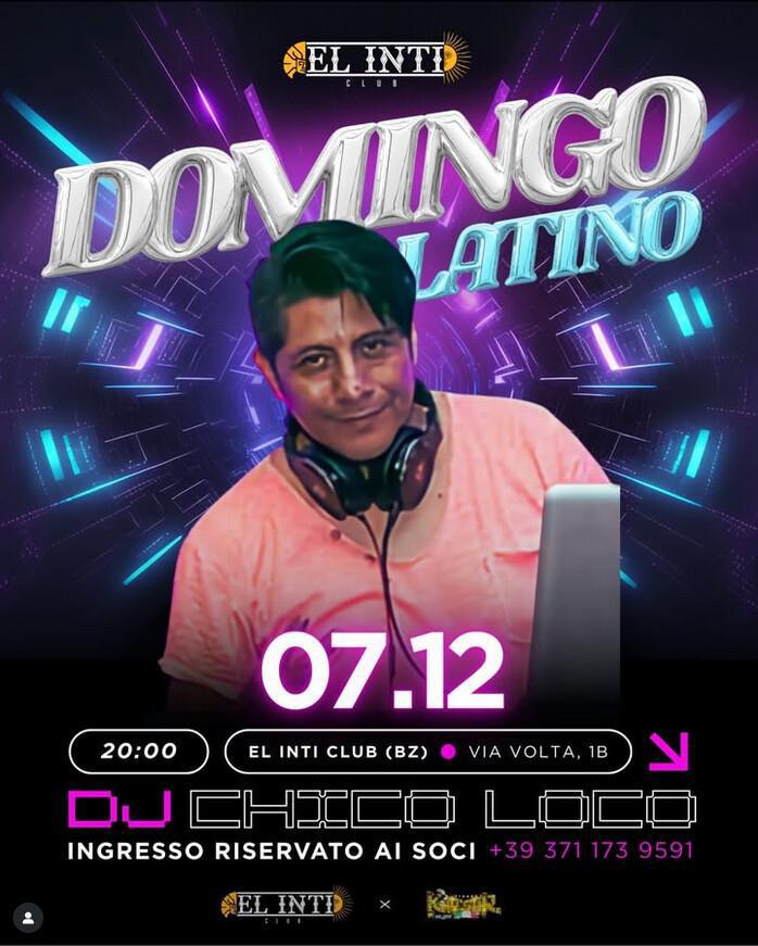EL INTI CLUB | 🎉 DOMINGO LATINO – DJ CHICO LOCO 🎉