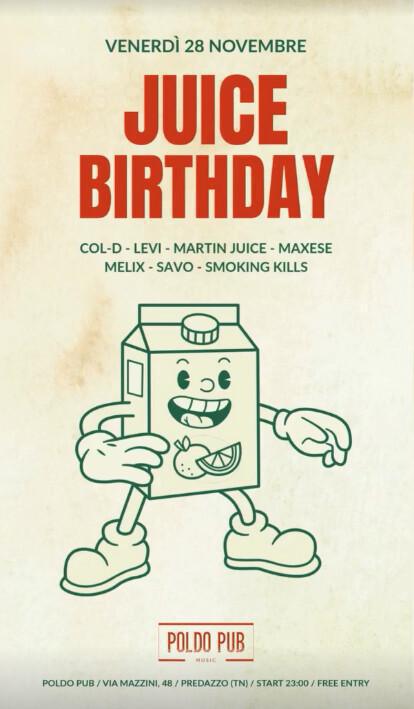 Poldo Pub | JUICE BIRTHDAY