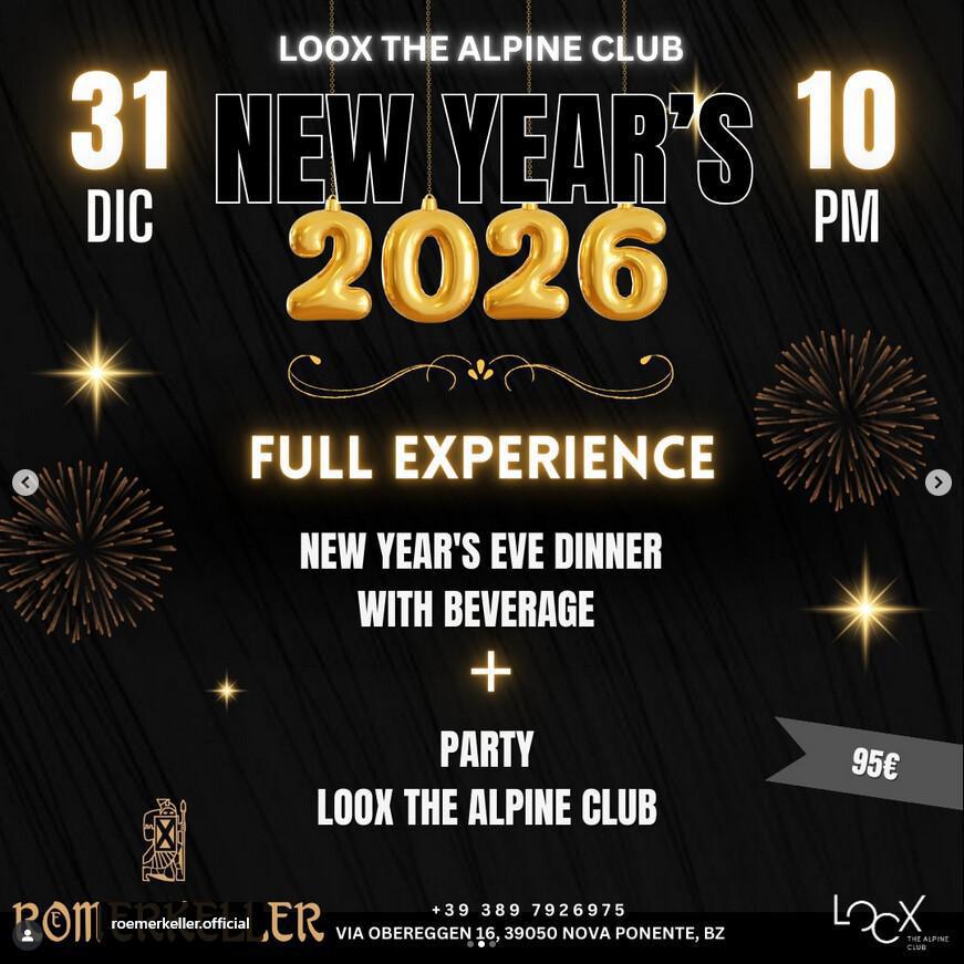 Loox The Alpine Club | ✨ New Year’s Eve at Loox – The Alpine Club ✨