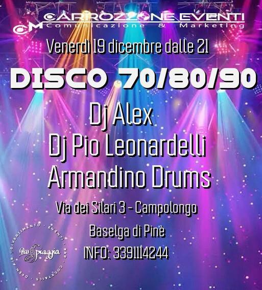 Bar alla Spiaggia | DISCO 70/80/90