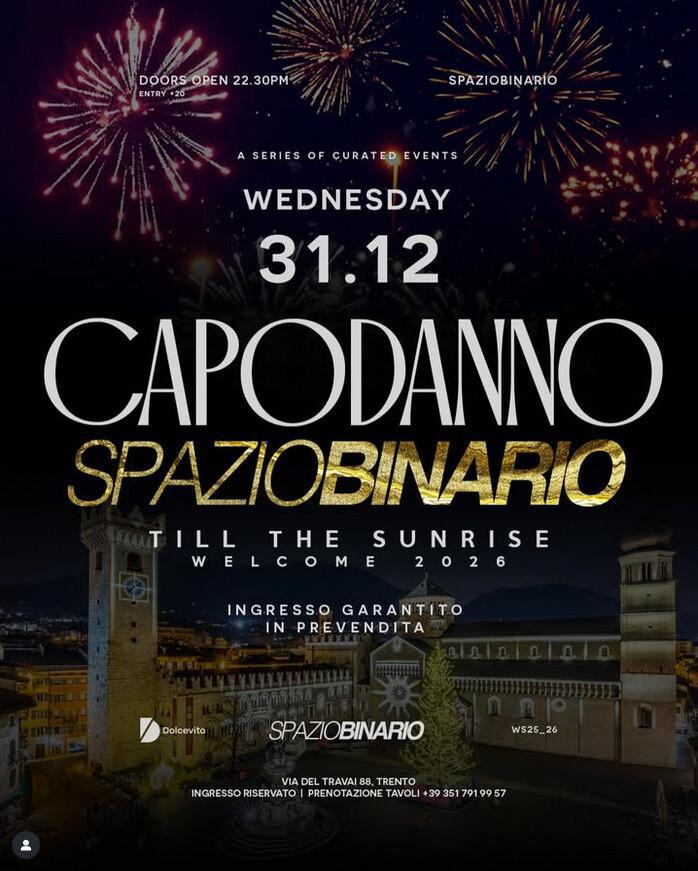 Spazio Binario | CAPODANNO TRENTOO! 🤍🎇