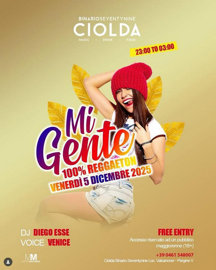 Binario Seventynine Ciolda | Mi Gente 100% REGGAETON