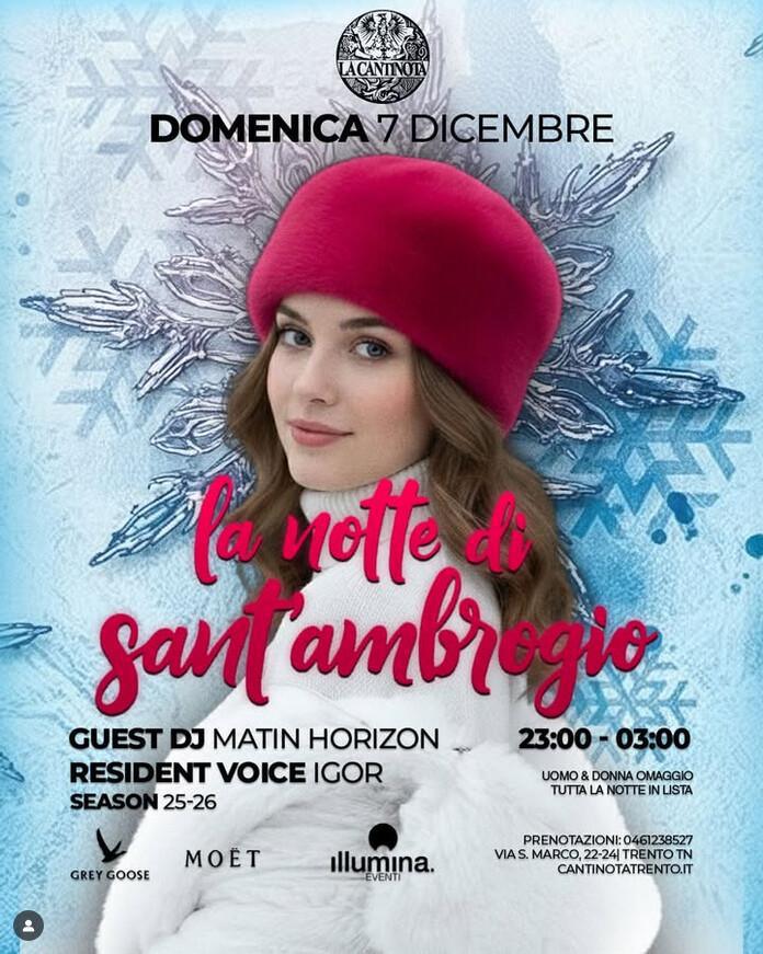 La Cantinota DOPO CENA | LA NOTTE DI SANT’ABROGIO